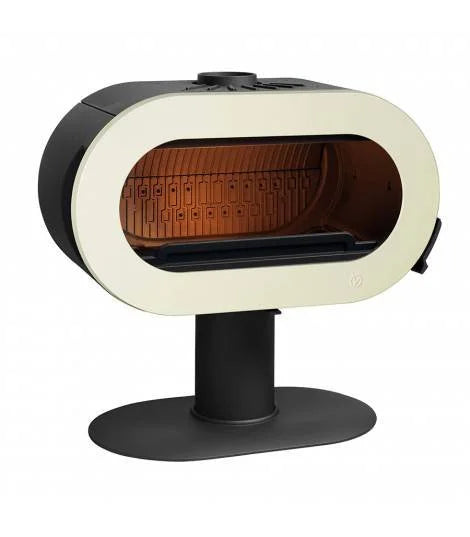 Poêle à bois Invicta CINQUANTE – Émaillé fonte – Ø 150 mm – Garantie 5 ans