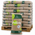 ARDEN Pellets — Palette de 66 sacs de 15 kg — Granulés 100 % résineux DIN+ & PEFC— Disponible immédiatement